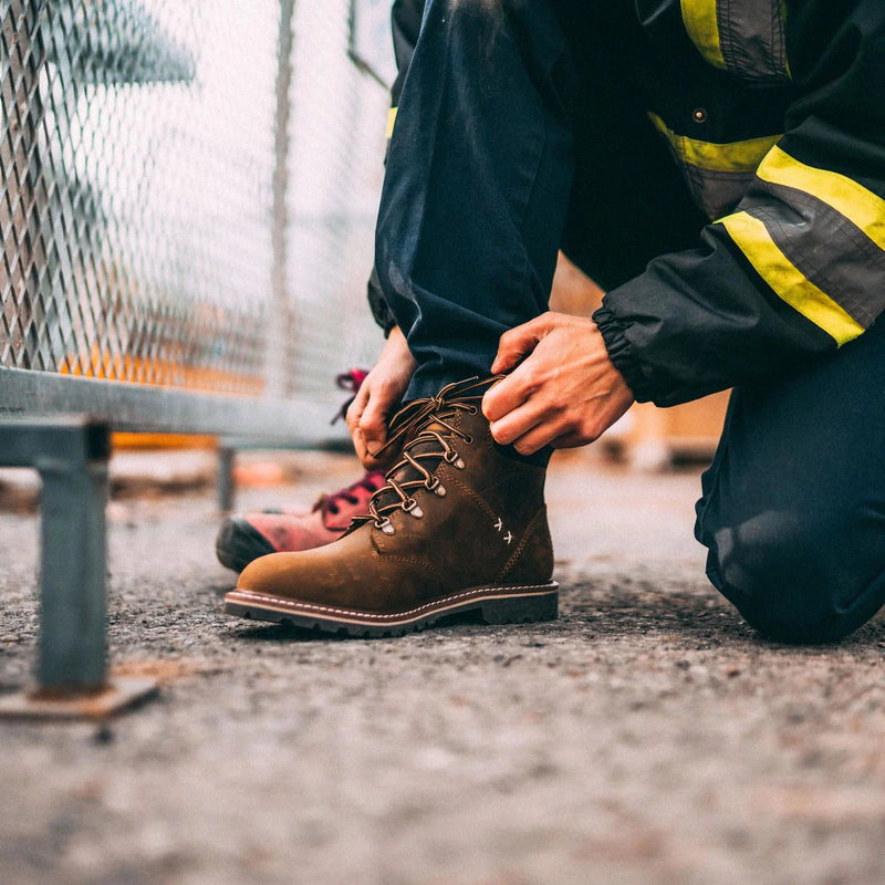 Women's Bralorne 6" Waterproof Composite Toe Safety Work Boot | Brown