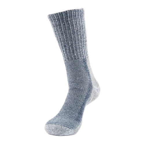 Navy sock on a white background