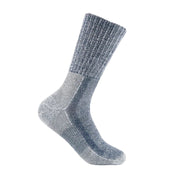 Navy sock on a white background