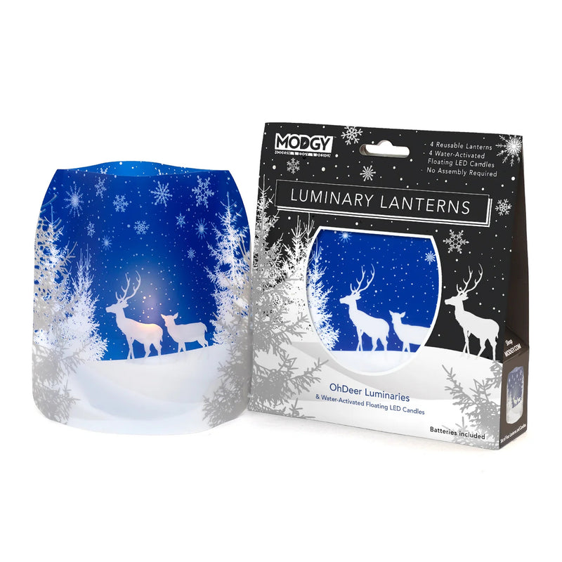 Luminary Lanterns- 4 Per Pack | Oh Deer!