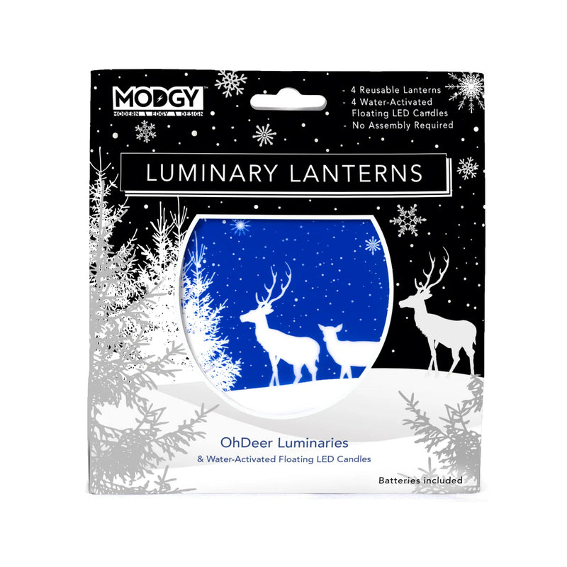 Luminary Lanterns- 4 Per Pack | Oh Deer!