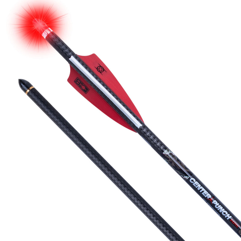Lighted CenterPunch HPX Premium Carbon Arrows 3-pack