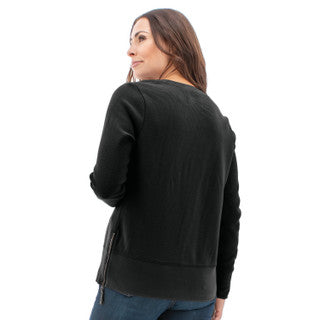 Aventura Womens Hazelton Crew Neck Long Sleeve Top