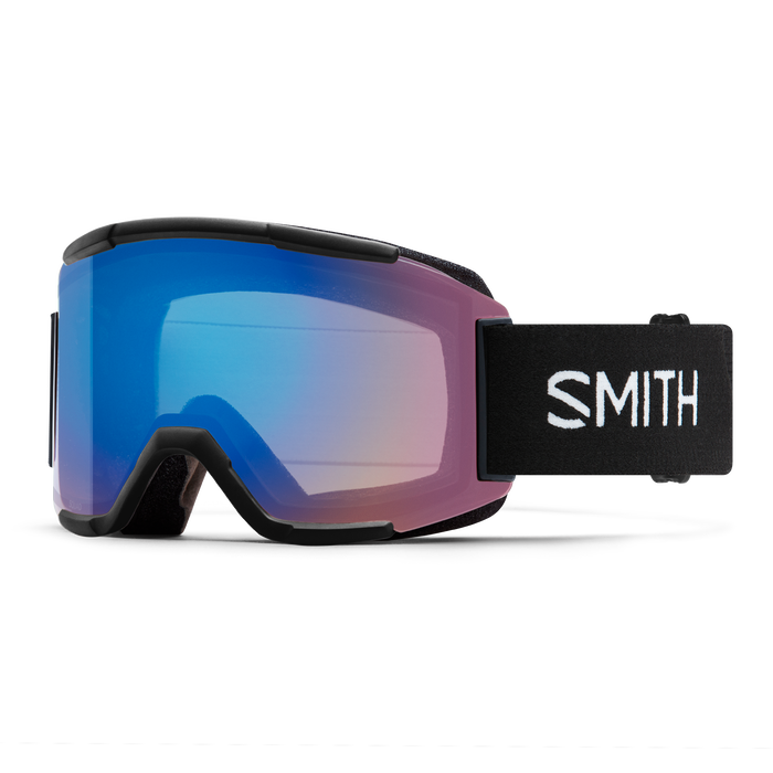 Squad Snow Goggles | Black + ChromaPop Storm Rose Flash Lens