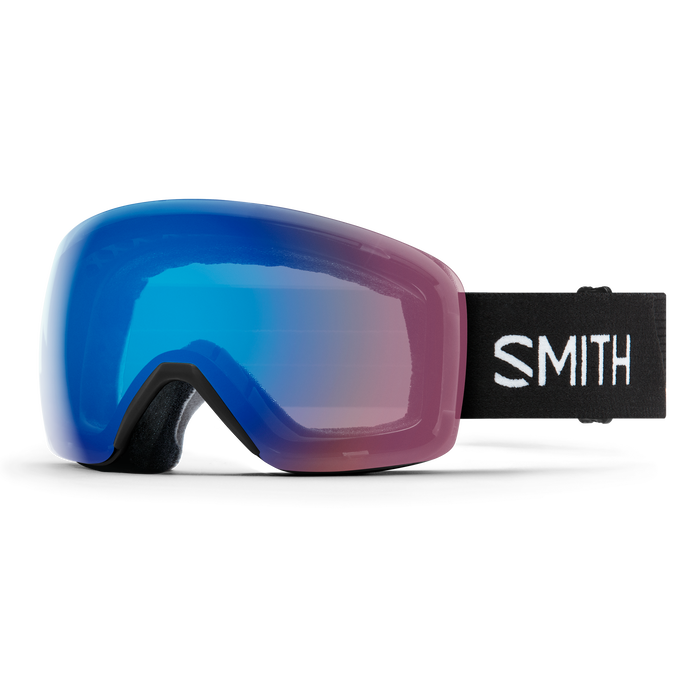 Skyline Snow Goggles | Black ChromaPop Storm Rose Flash Lens