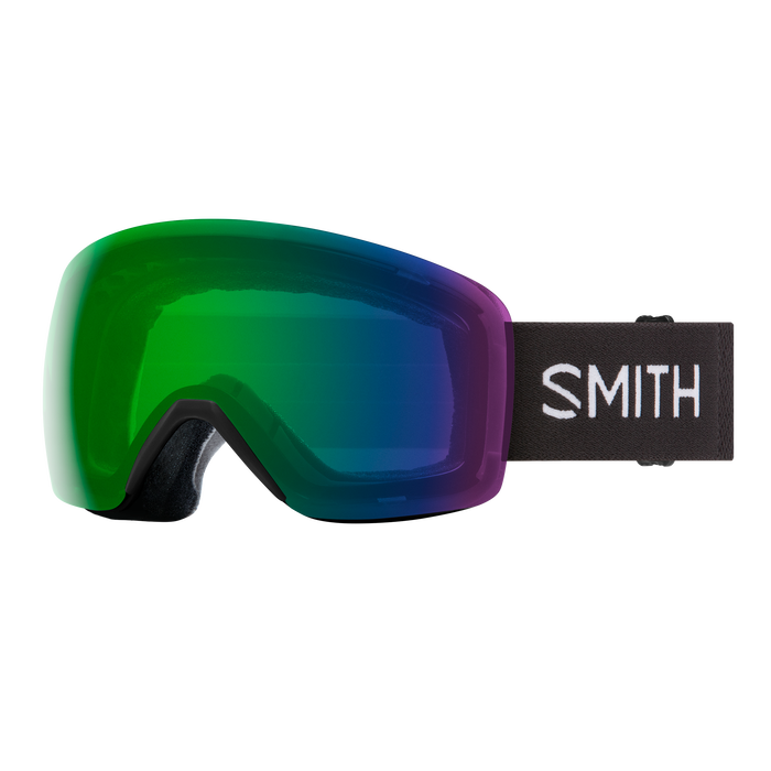 Skyline Black ChromaPop Everyday Green Snow Goggles