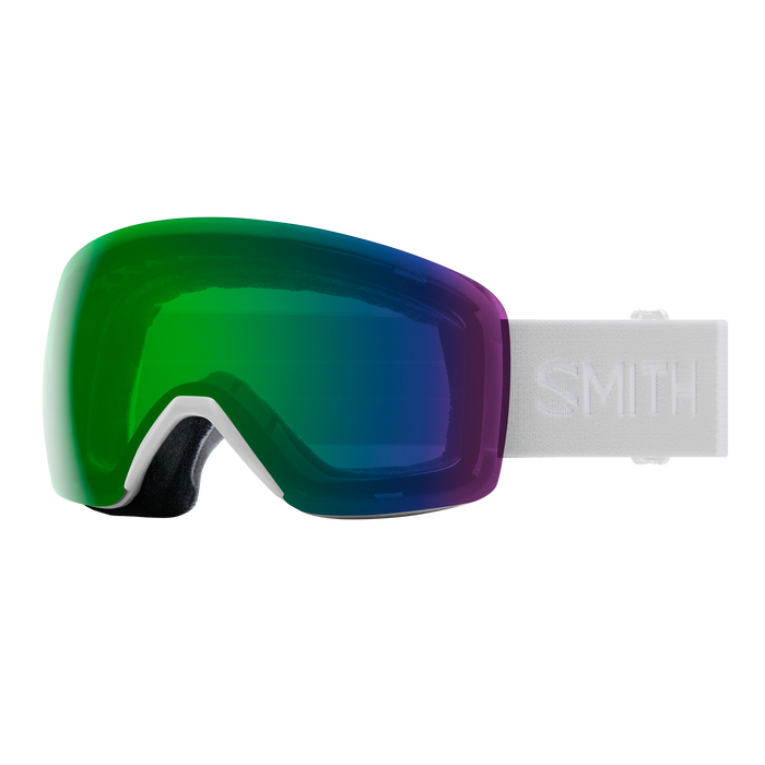 Skyline White Vapor ChromaPop Everyday Green Snow Goggles