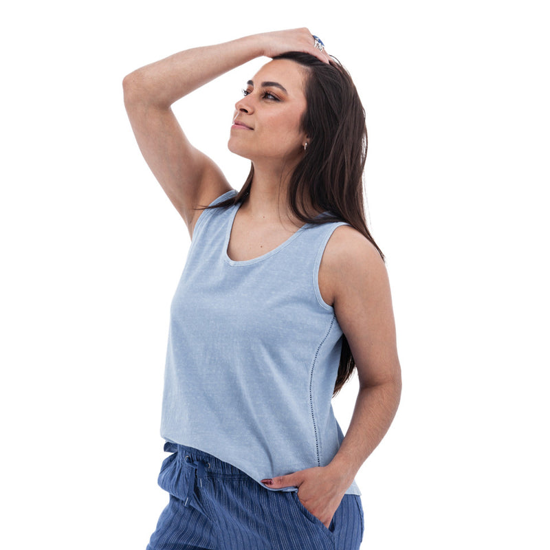 Women's Simone V-Neck Tank Top | Forever Blue