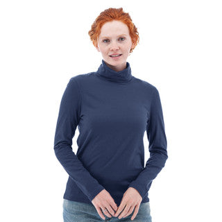 Women's Organic Mariela Turtleneck | Dark Denim