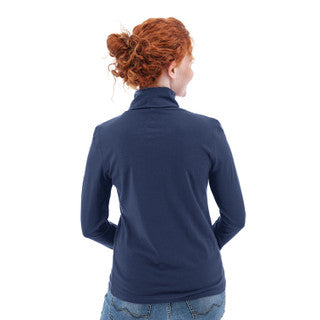 Women's Organic Mariela Turtleneck | Dark Denim