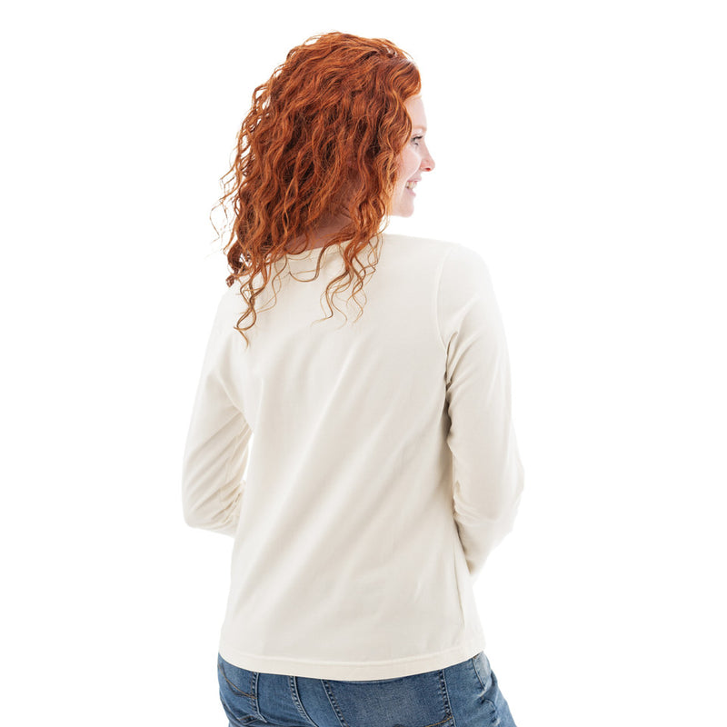 Women's Tatum Organic Long Sleeve Top | Whisper White