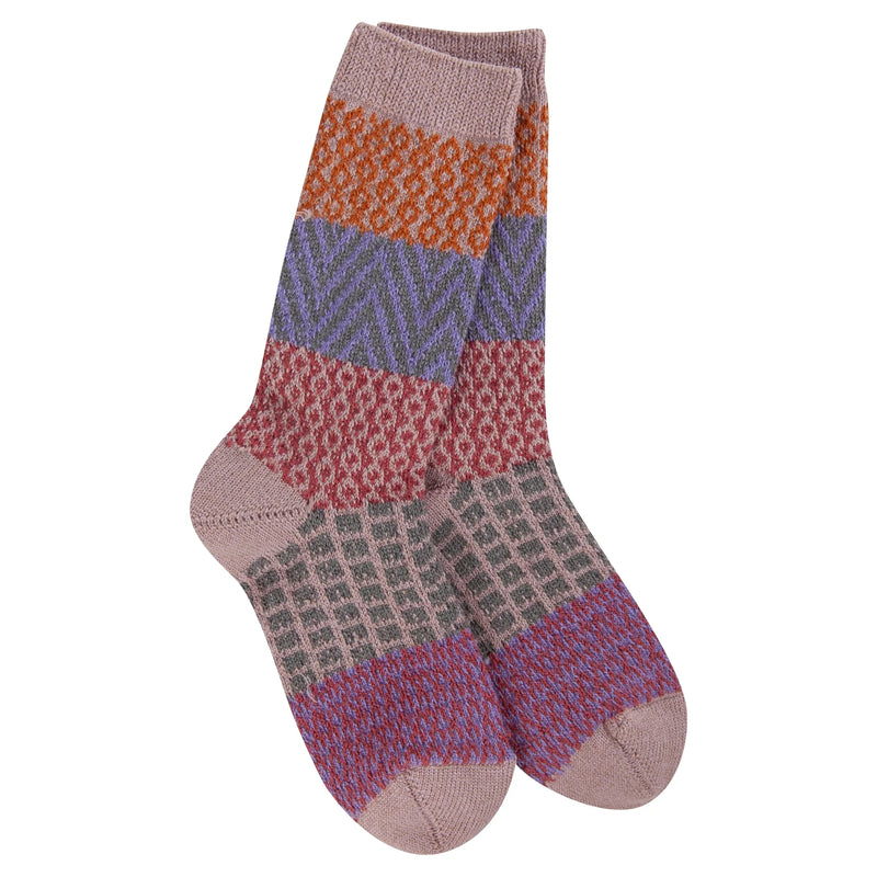 Gallery Textured Crew Socks | Nirvana Multi