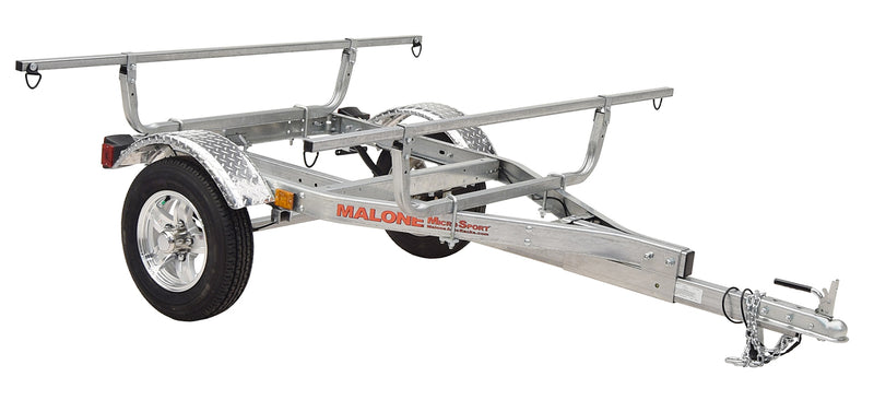 MicroSport™XT Trailer with Aluminum Wheels, Aluminum Fenders and Retractable Tongue Kit