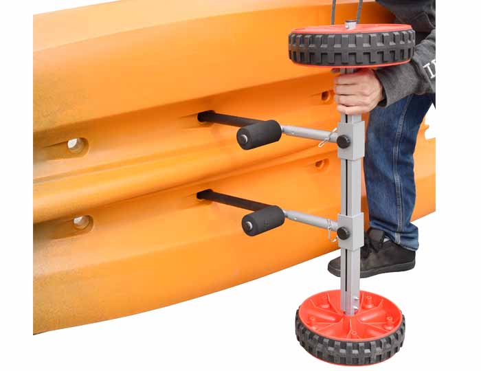 Malone Auto Racks XPress TRX Scupper Style Kayak Cart with Never Flat Tires