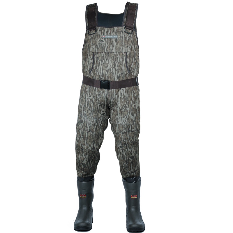 BAYOU 3.5mm Neoprene Camo Chest Wader 600g Boots