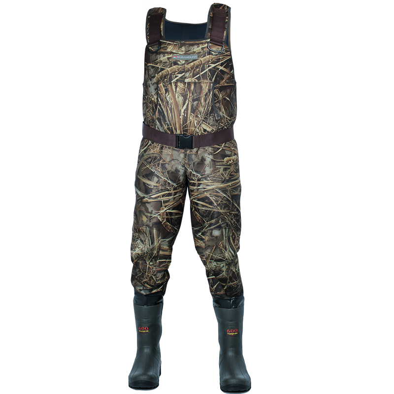 BAYOU 3.5mm Neoprene Camo Chest Wader 600g Boots