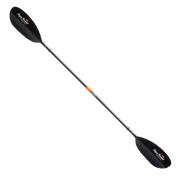 Black paddle with an Aqua Bound logo on a white background.