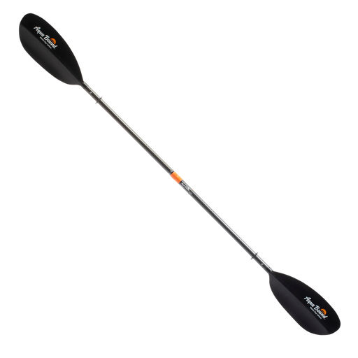 Black paddle with an Aqua Bound logo on a white background.