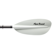 White paddle with 'Aqua Bound' branding on a white background