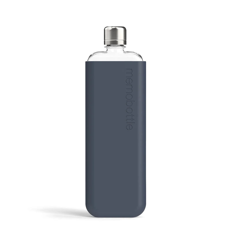Memobottle Slim 450mL Clear with Silicone Sleeve