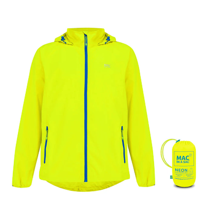 Mac in a Sac Origin Neon Waterproof Breathable Packable Jacket