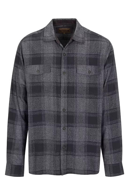 Men's Hathaway Twist Yarn Shirt | Black