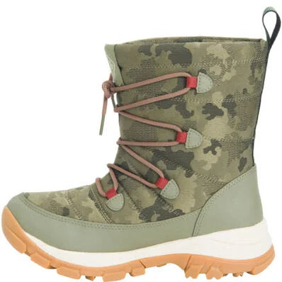 Women's Arctic Ice Nomadic Sport AGAT Lace Winter Boots | Olive/Camo