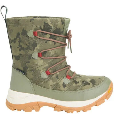 Women's Arctic Ice Nomadic Sport AGAT Lace Winter Boots | Olive/Camo