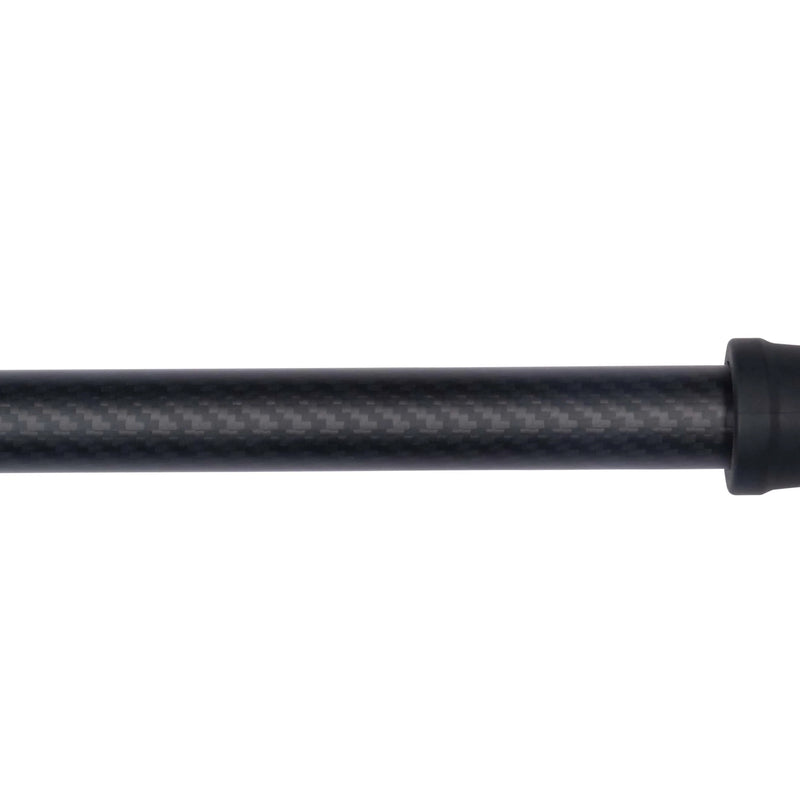 Close up image of a tiller extension handle on a white background.