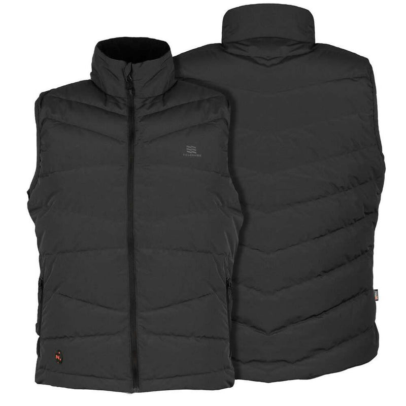Men's Crest Heated Down Vest | Black
