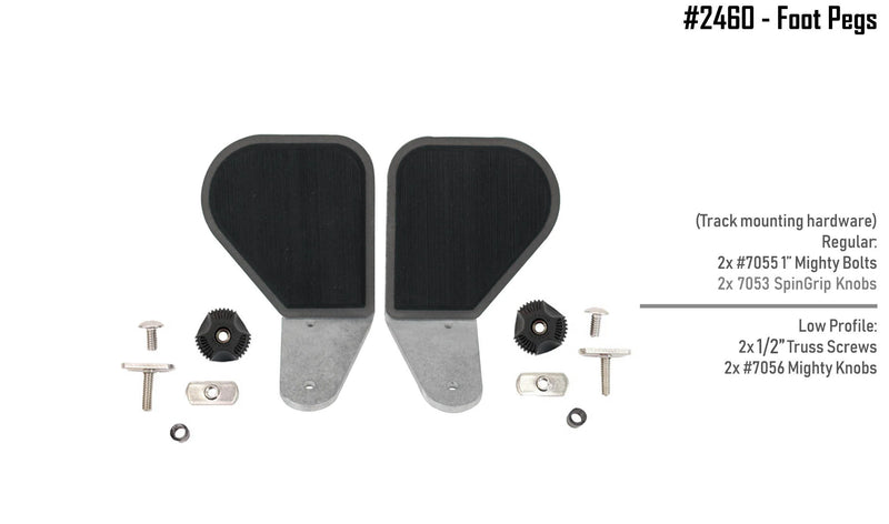 NuCanoe Foot Pegs