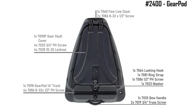 NuCanoe Gearpod | Black
