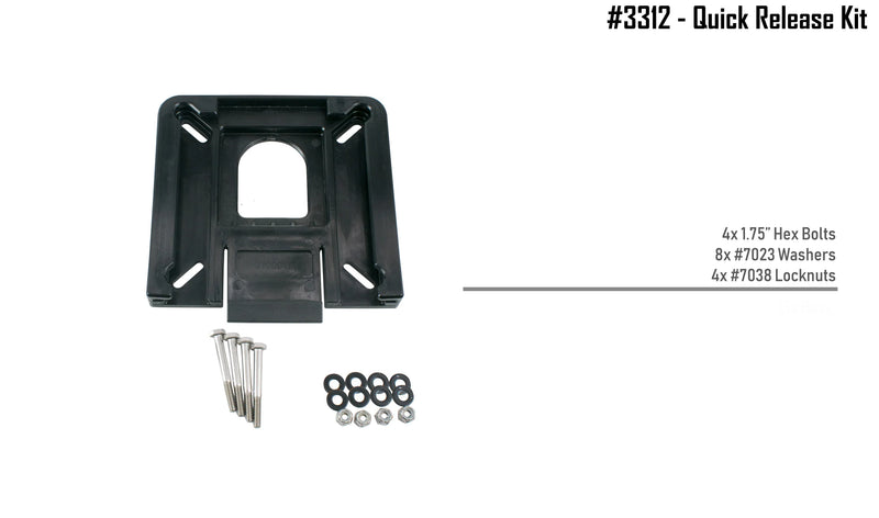NuCanoe Quick Release Kit for 360 Seats