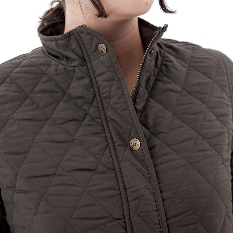 Women's Nora Recycled Quilted Jacket | Smoke