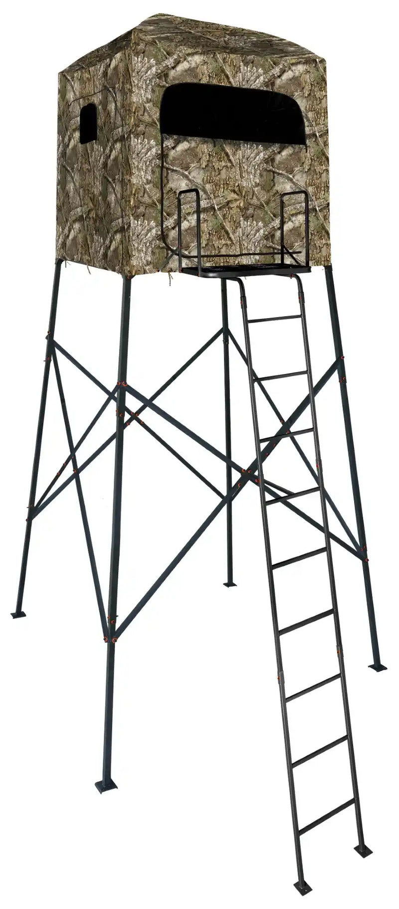 Fortress- 12' Deluxe quad pod w/ Realtree Apex Camo Fabric Enclosure