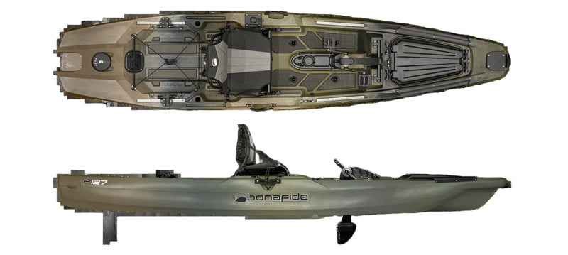 Pedal Fishing Kayak 127 | Camo