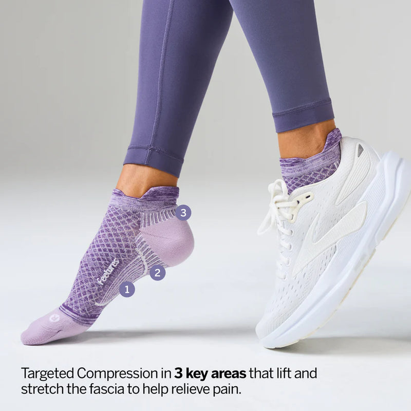 Plantar Fasciitis Relief Sock Light Cushion Tab | Amethyst