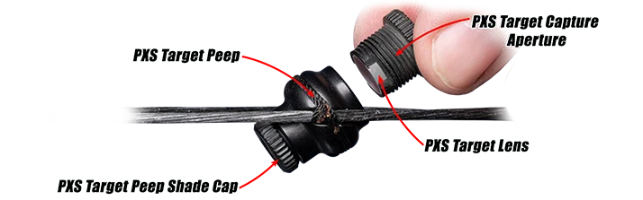 PXS Target Peep |Black