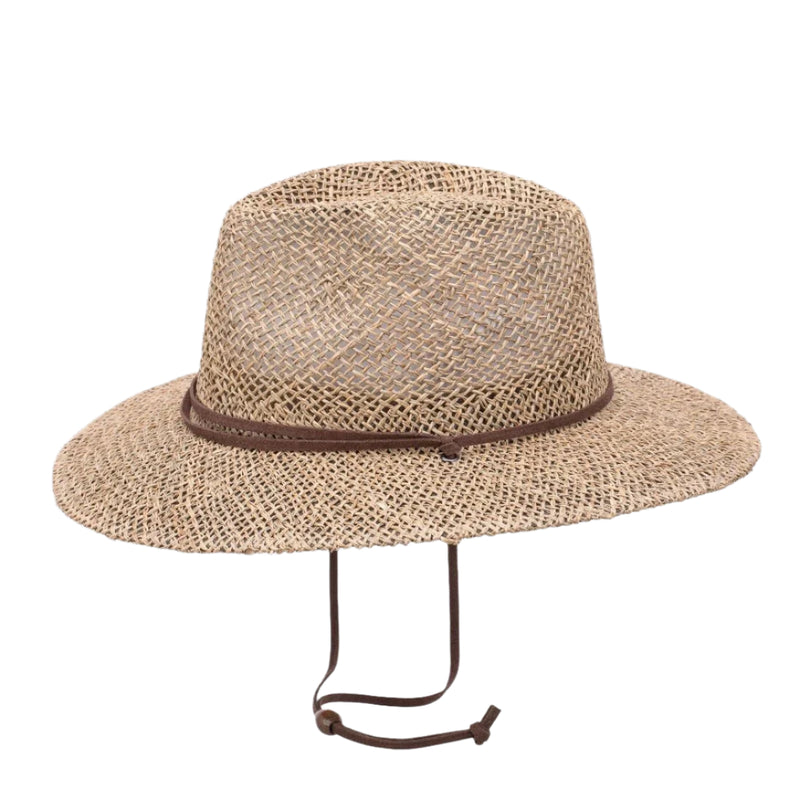 Rubin Brim Woven Straw Hat | Natural