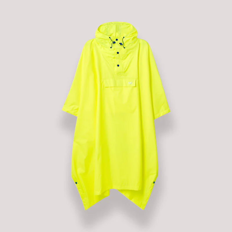Unisex Packable Poncho | Neon Yellow