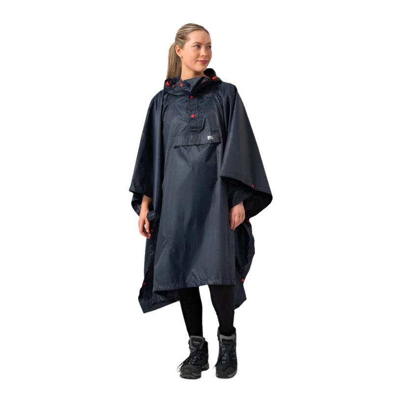 Unisex Packable Poncho | Navy