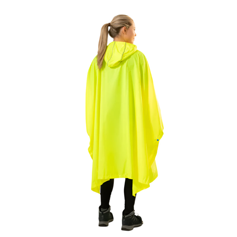 Unisex Packable Poncho | Neon Yellow