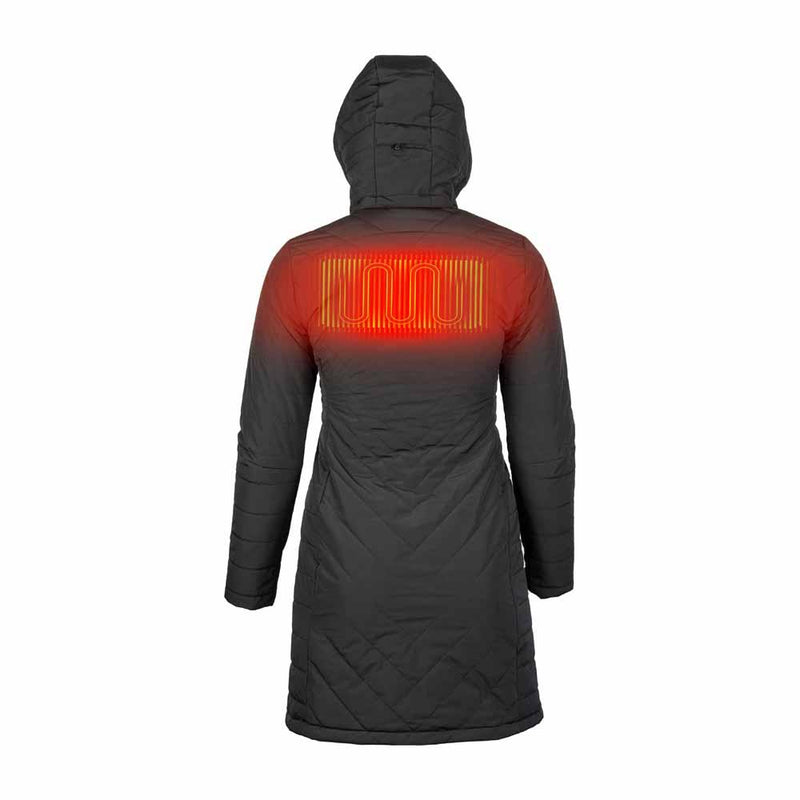 Women's Meridian Heated Parka | Black