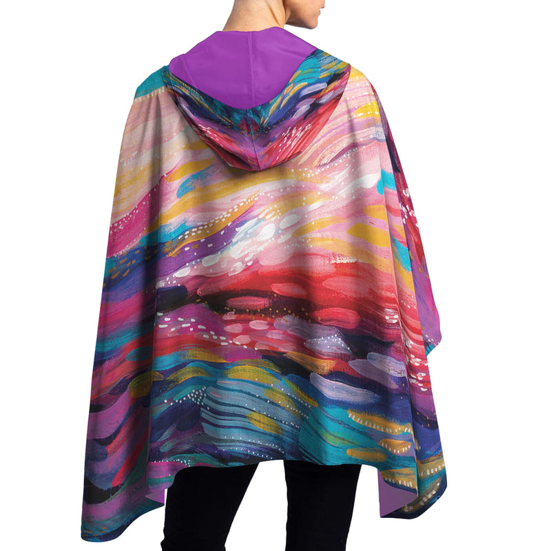 EttaVee Brush Strokes 90 Women's Rain Cape
