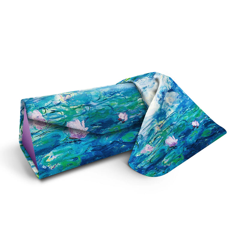Folding Glasses Case with Microfiber Cloth