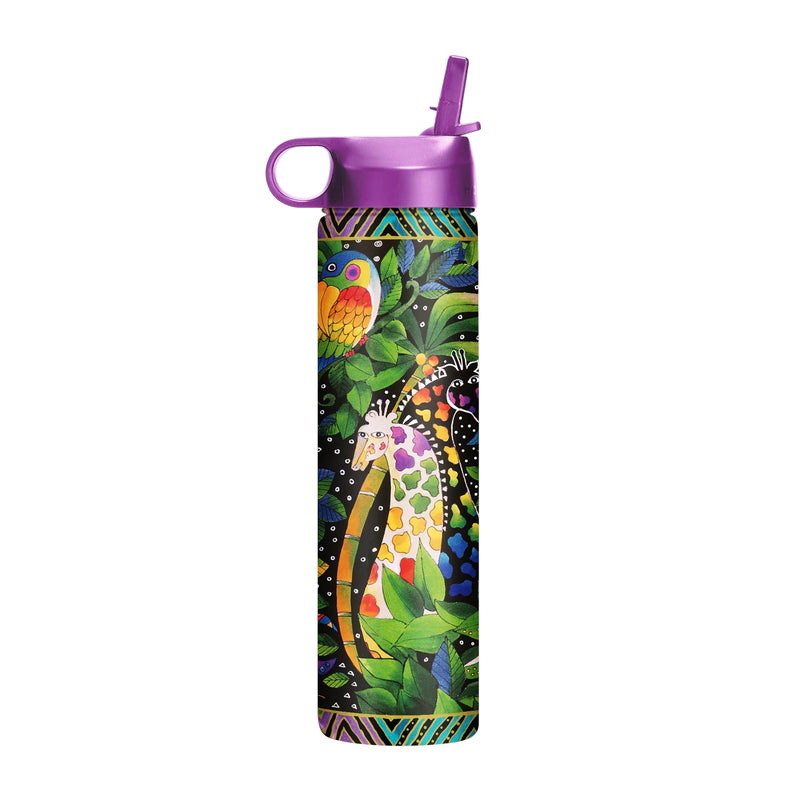 Water Bottle 24oz | Laurel Burch Jungle Song