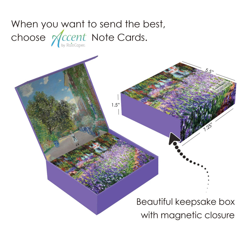 Note Cards Gift Pack | Monet Gardens