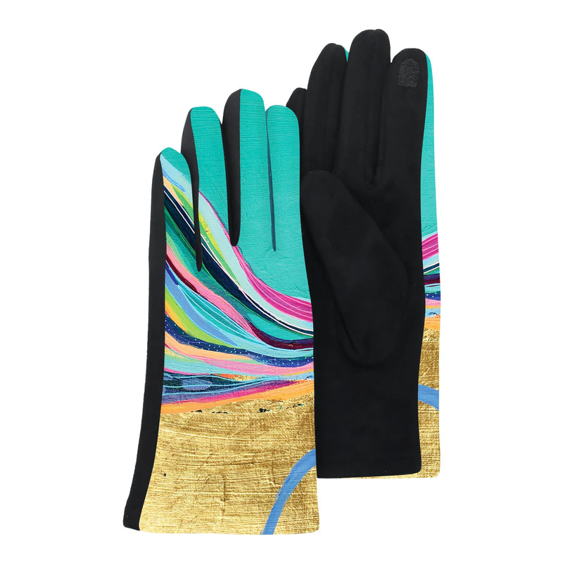 Women's Touch Screen Gloves | EttaVee Rainbow 1
