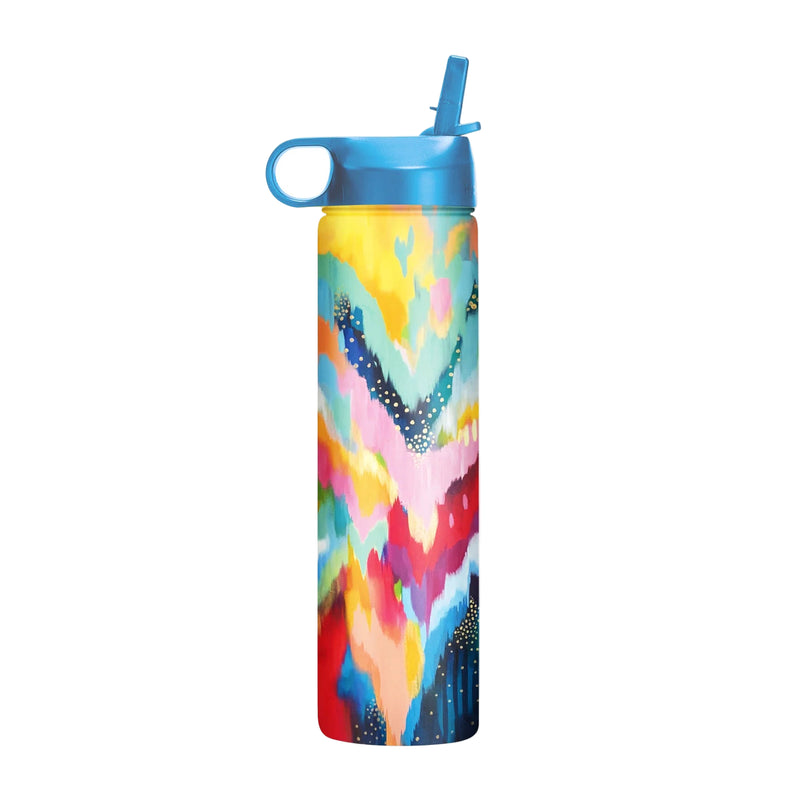 Water Bottle 24oz | EttaVee Brush Strokes 100