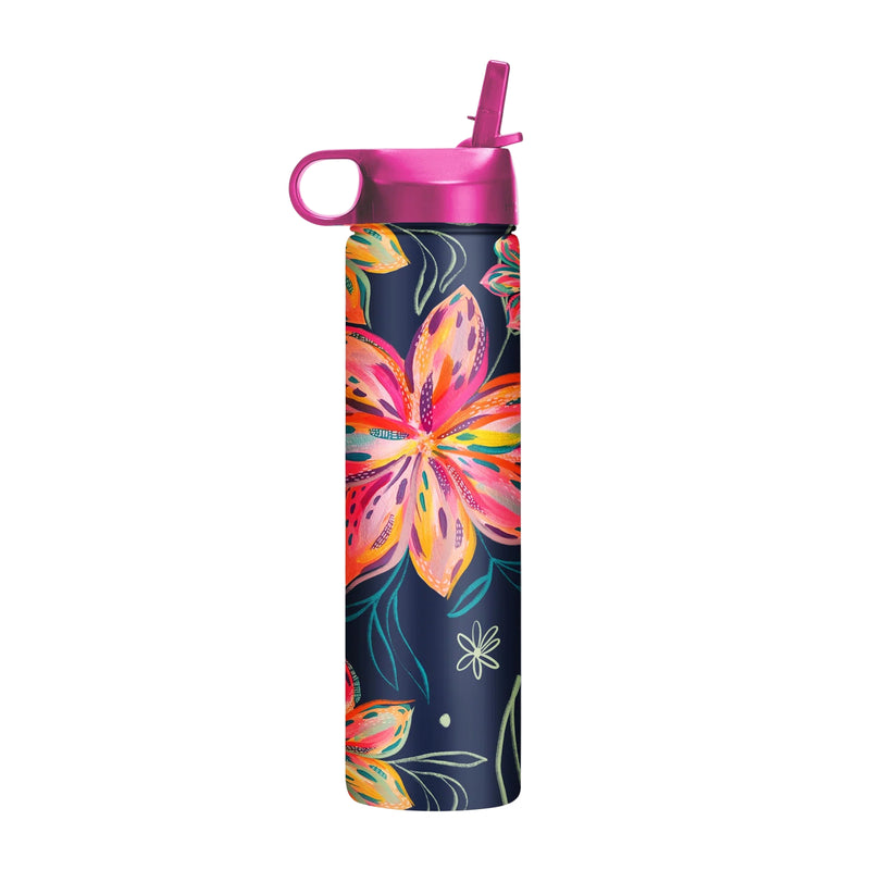 Water Bottle 24oz | EttaVee Bold Flowers